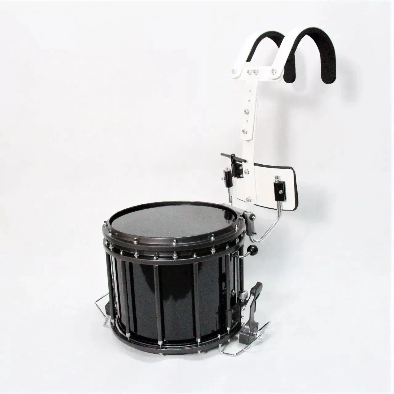 Professional Stand Marching Snare Drum Percussion Musical Instruments BK And WH Drum Set Professional With Pad Case For Sale