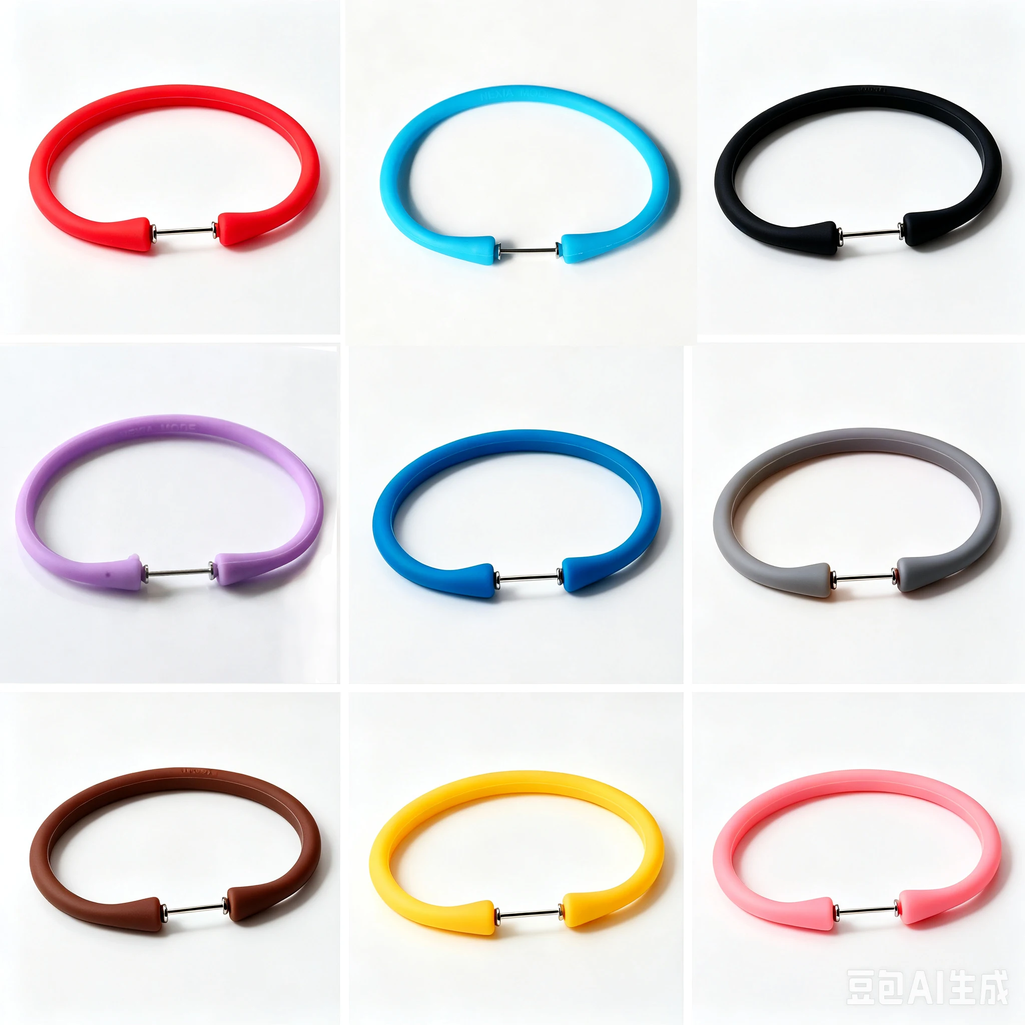 

1MM Colorful Silicone Bracelet Pearl Bracelet Men's And Women's Silicone Simple DIY Jewelry Bracelet Accessories