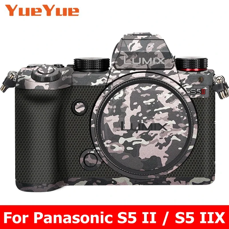 For Panasonic S5II S5IIX S5M2 S5M2X Decal Skin Vinyl Wrap Anti-Scratch Film Camera Protective Sticker S5 Mark II IIX 2 2X M2 M2X