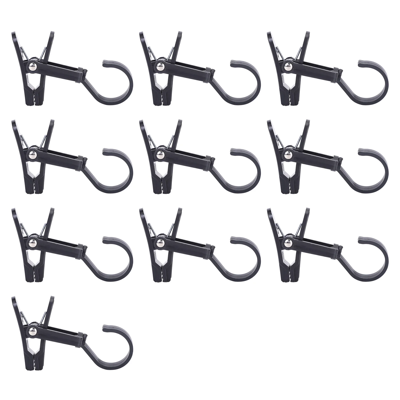 

10pcs Rotating Glove Clip Plastic Swivel Hooks Versatile Outdoor Travel Clothespins Laundry Hangers