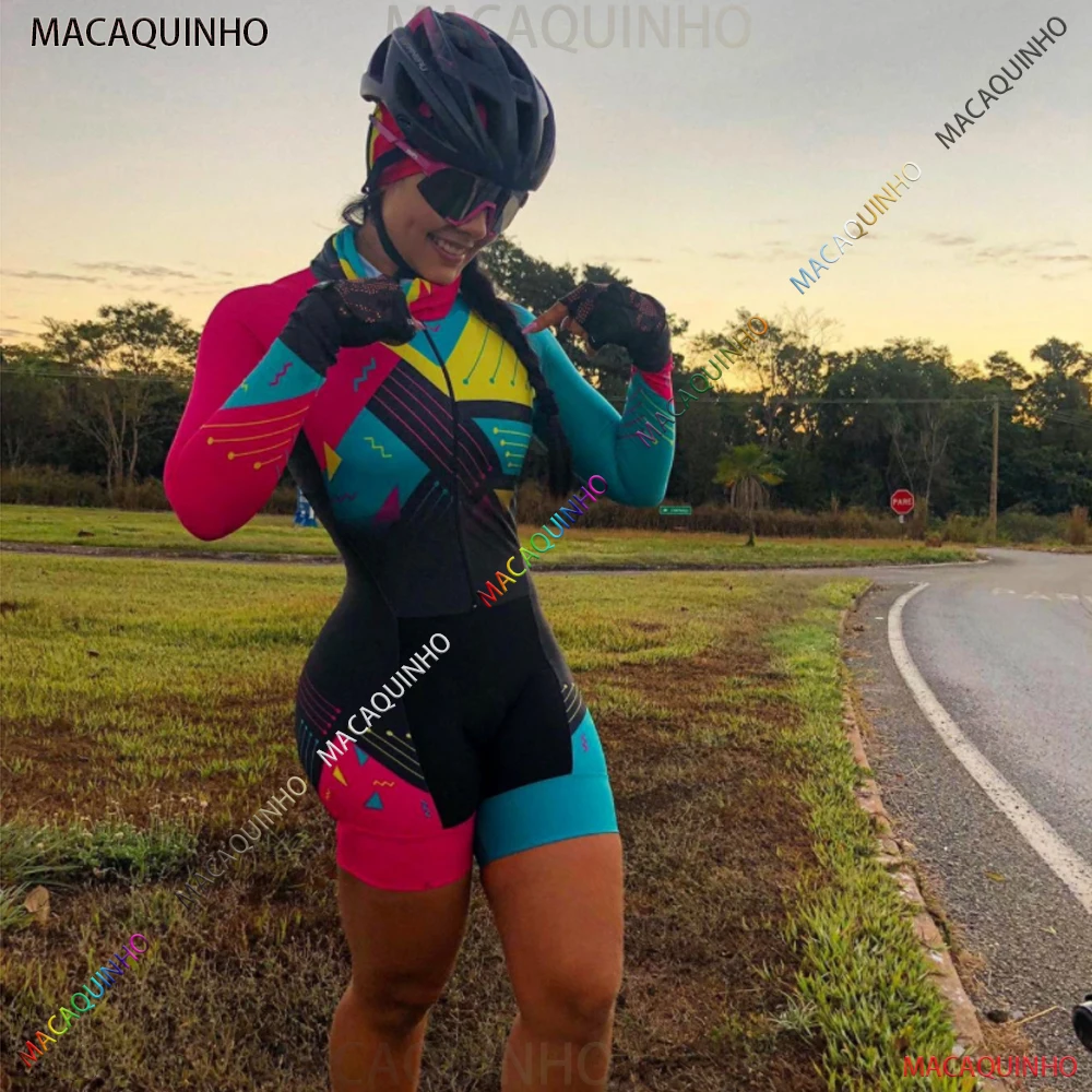 Women's Long Sleeve Cycling Jumpsuit Suit Cheap Elegant Kafitt Promotion Summer Mountain Bike Triathlon Cycling Clothing