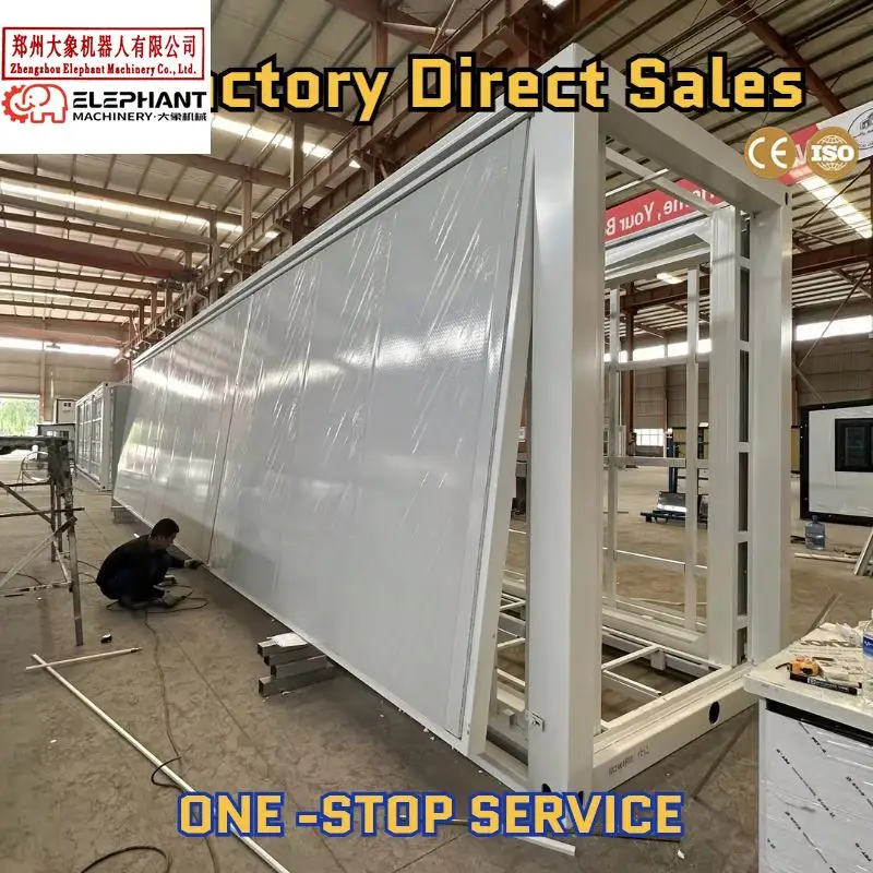 Factory Cheap Price Expandable Container House 40ft 2 Bedrooms 40' Expandable Container House for Sale