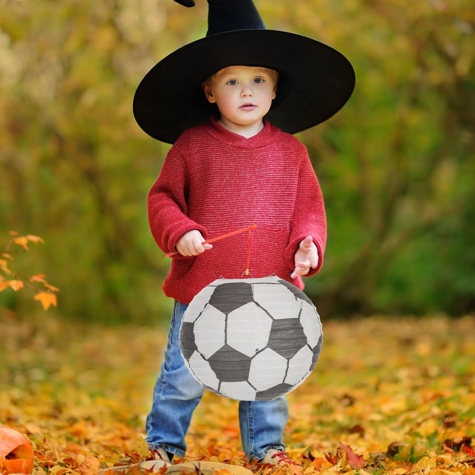 

Premium Football Pattern Lantern for Kids Room Creative DIY Paper Lantern for Holiday Festival Decorations Party Lanterns