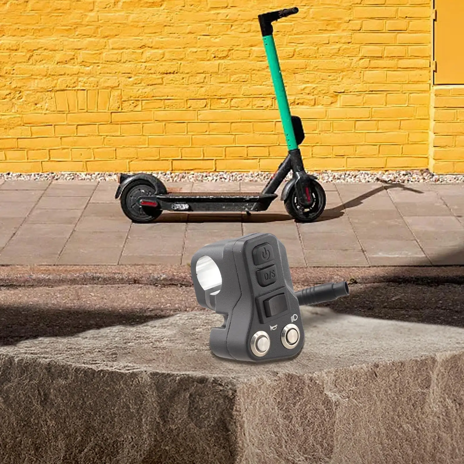 

8 Pin Switch Headlight Switch Urban Commuting Scooter Riding Weight 140g Riding Safety Long-lasting Performance