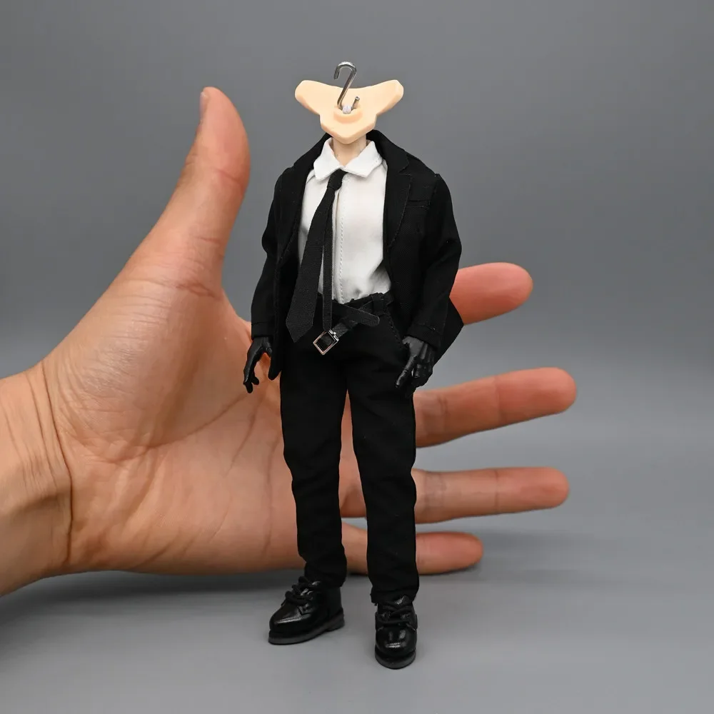 Maßstab 1:12, trendiger langer Windbreaker-Mantel, Hemd, Schuhmodell für 6'' Asi 3.0 Actionfiguren, Körperpuppen, Zubehör – Detail 30