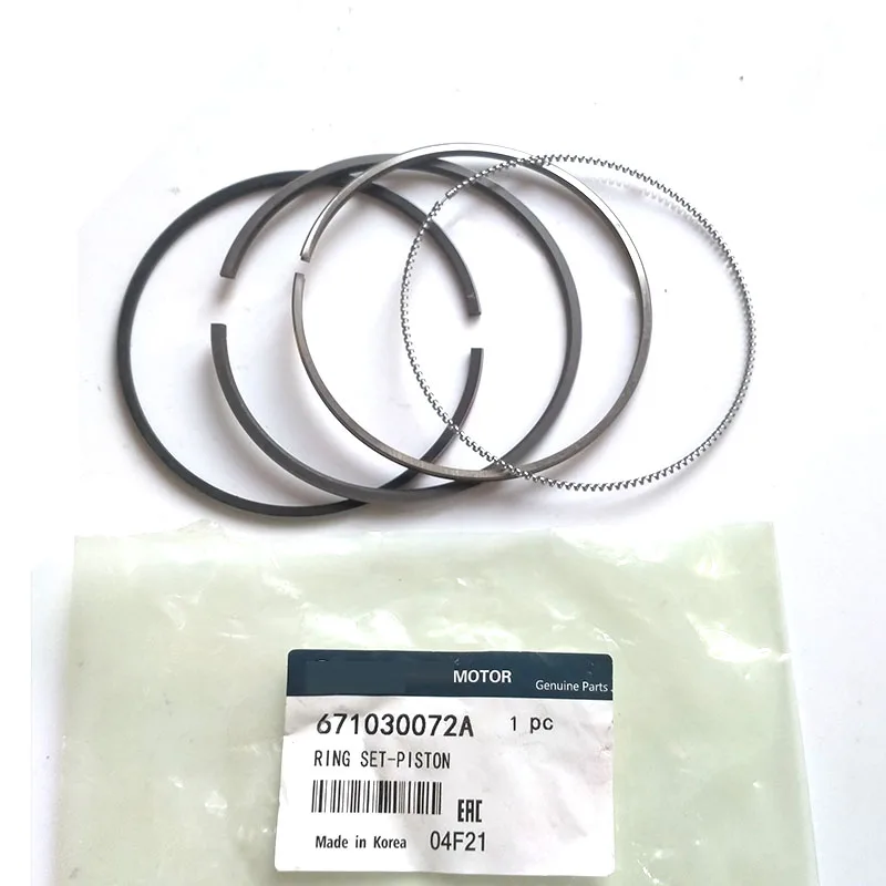 NBJKATO Brand New Genuine Piston Ring Set 671030072A For SsangYong REXTON ACTYON/SPORTS KYRON STAVIC