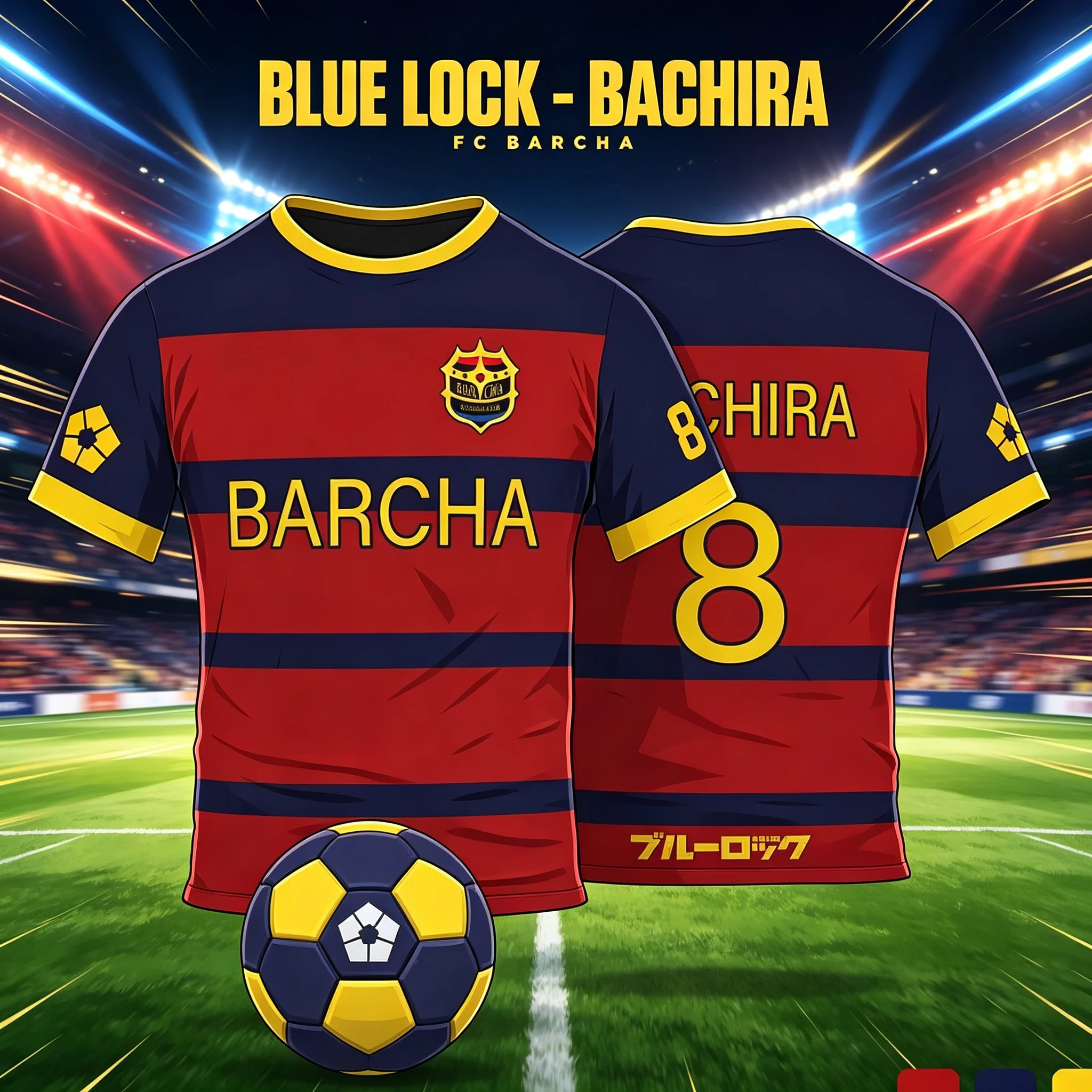 2026 Anime Japanese Blue Lock Isagi Yoichi Football Jersey T-shirt Cosplay Hyoma Chigiri Meguru Bachira Tee Original man Clothes