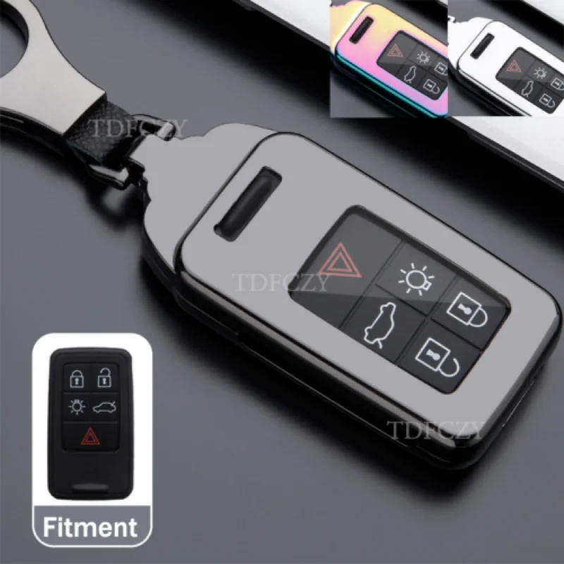 

A + цинковый сплав + ТПУ автомобильный брелок чехол брелок для Volvo XC60 V60 S60 XC70