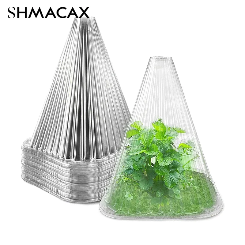 10pcs Growth Box Planting Tent Reusable Square Use Plant Clock Cover To Protect Plants From Bird Frost And Snail Damage