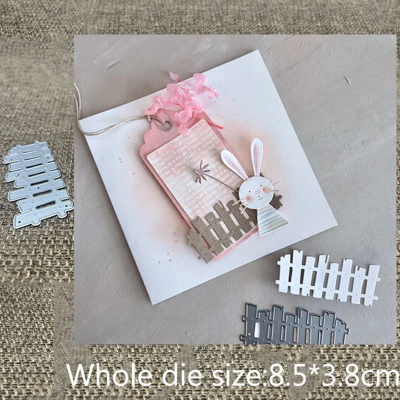 

Новый дизайн, металлическая вырубная форма-трафарет для декора забора, вырубка для скрапбукинга, для альбомов, бумажных открыток, тиснения