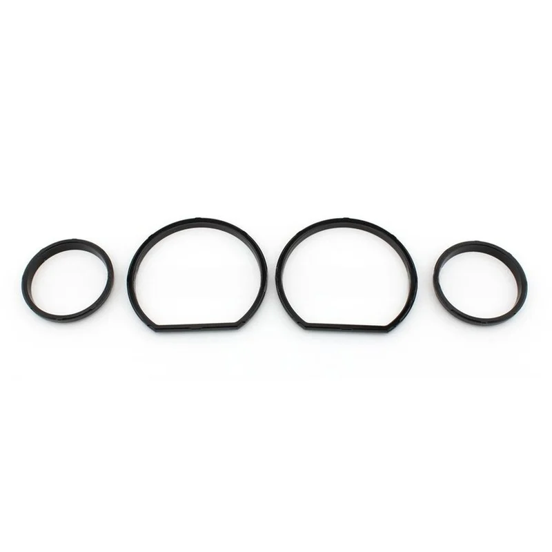Super Sale Motorcycle Instrument Board Bezel Kit Speedometer Trim Ring Inserts for Harley Electra Glide Road Glide Tri Glide 14-