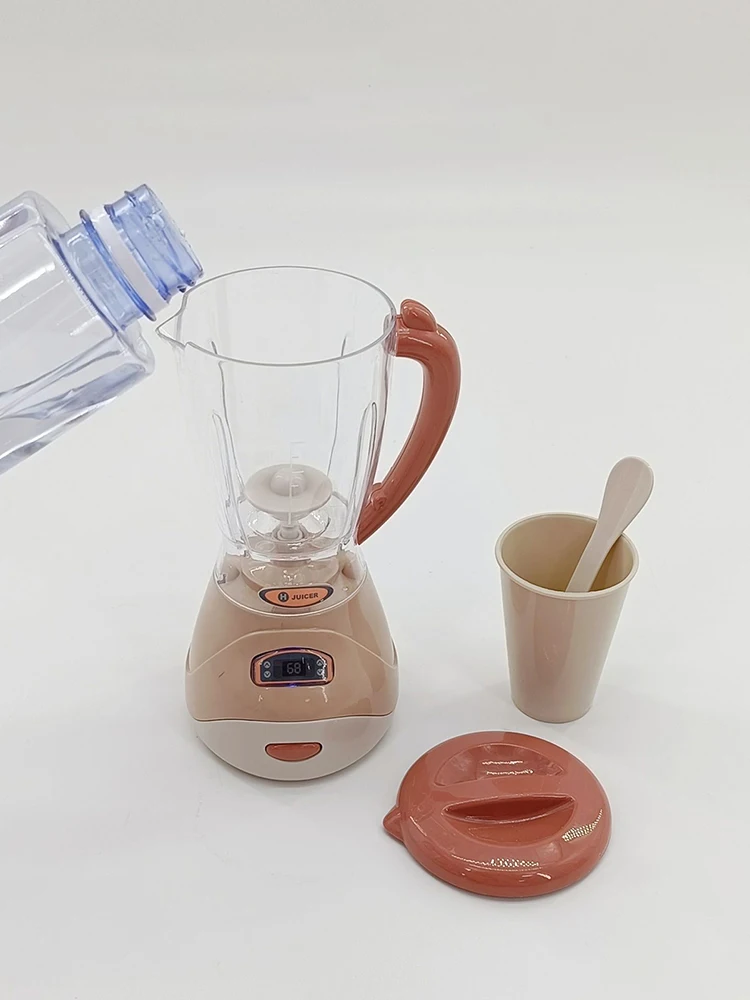 Juego de simulación de juguete licuadora de cocina con sonido para niños, juego educativo de imitación, exprimidor, juegos de parque de patio en casa para niños y niñas