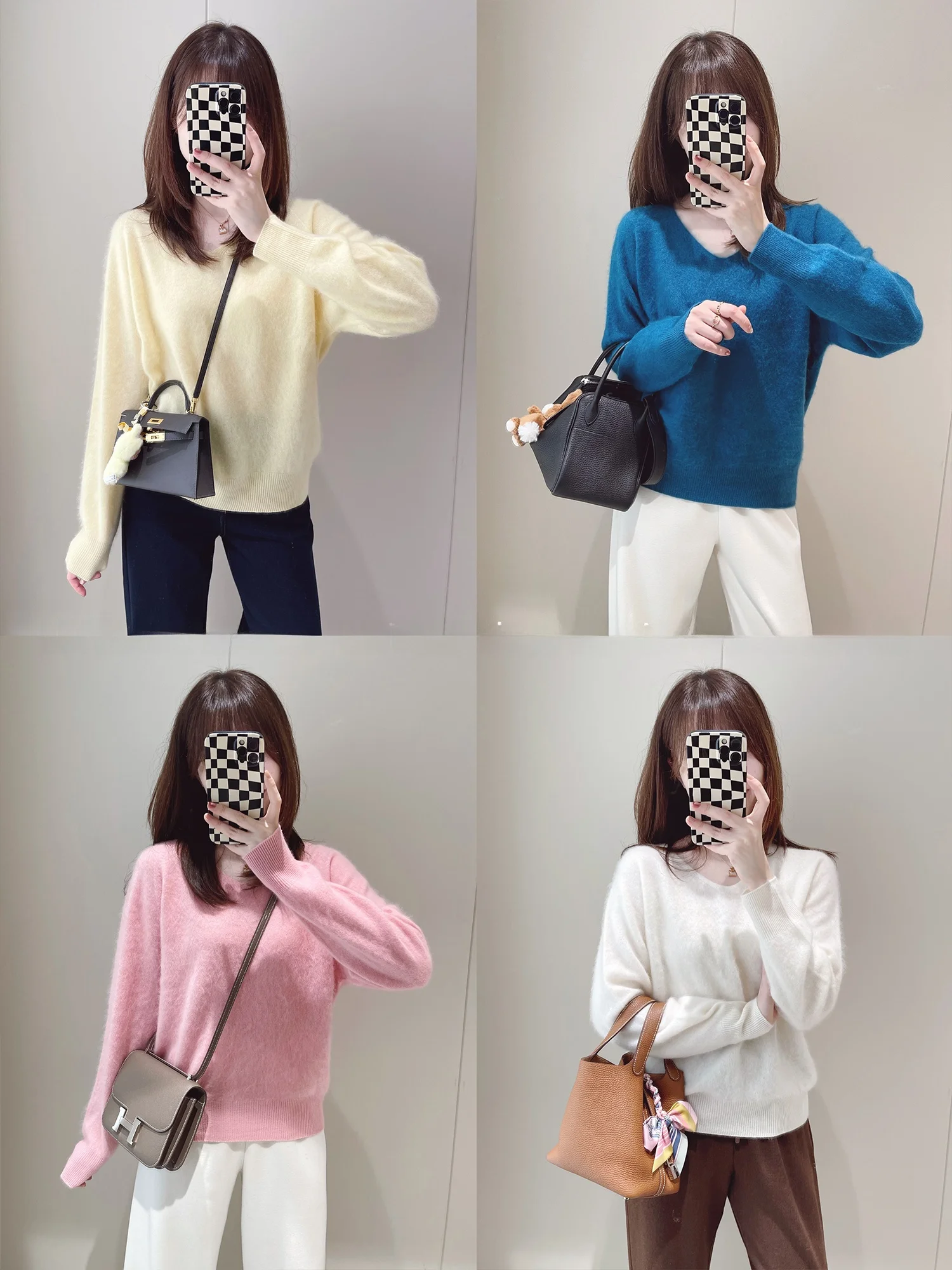 

Мягкий, приятный для кожи шерстяной вязаный свободный свитер с v-образным вырезом, женский простой зимний модный повседневный топ