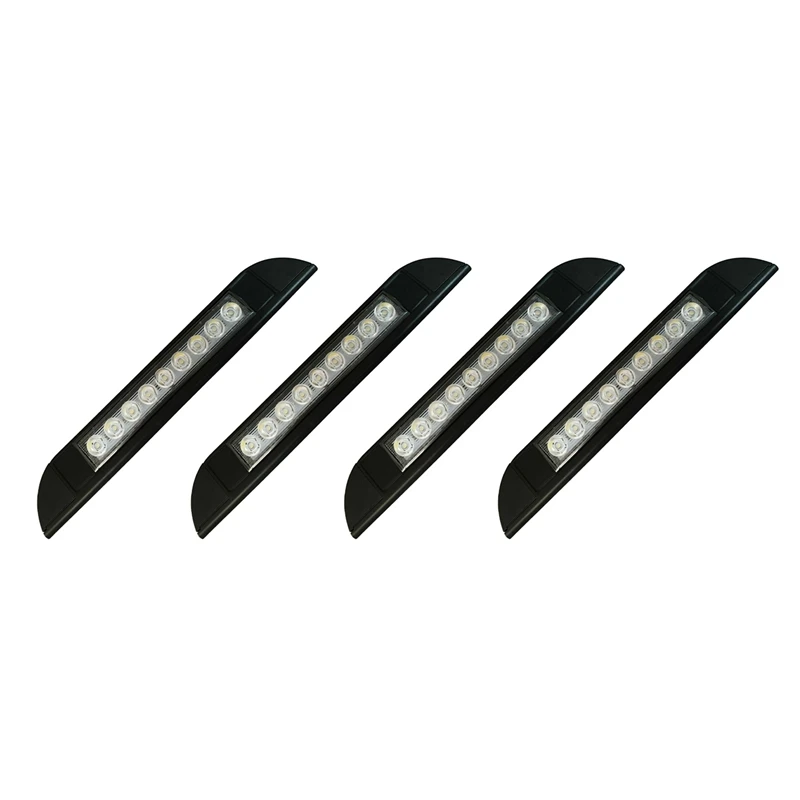 

Водонепроницаемая черная наружная лампа-полоса для автодома 4X 9 светодиодный 12V 24V 256Mm