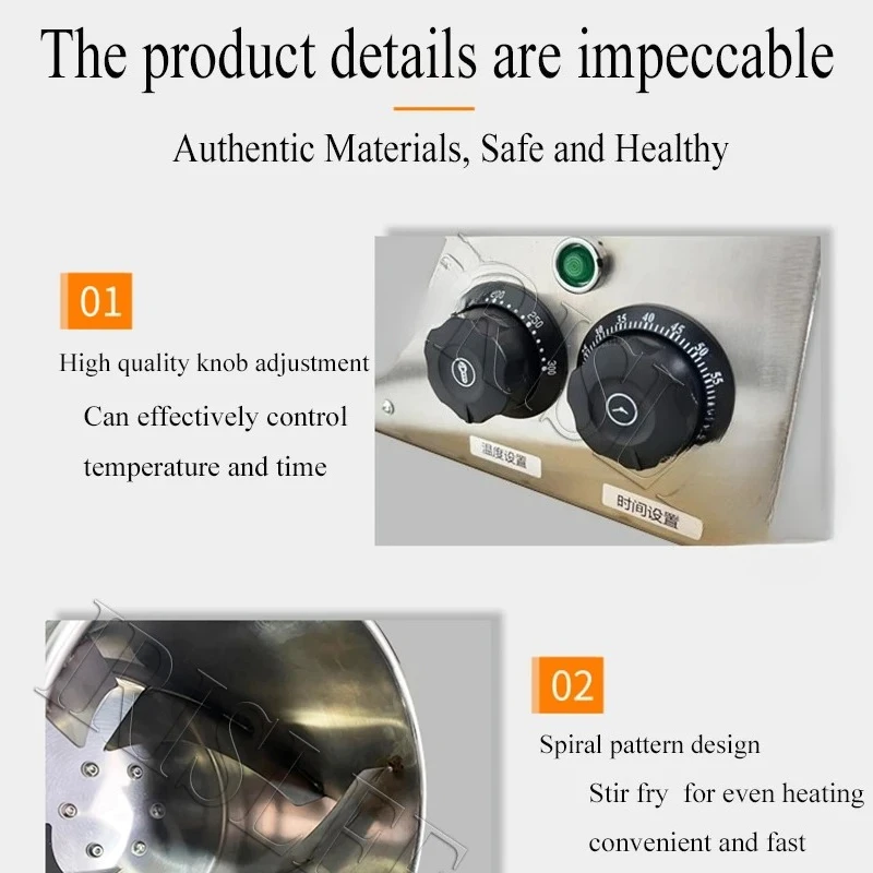 Machine Peanut Nut Roasting Oven Melon Seeds Walnut Nuts Fried Roasted Machinery