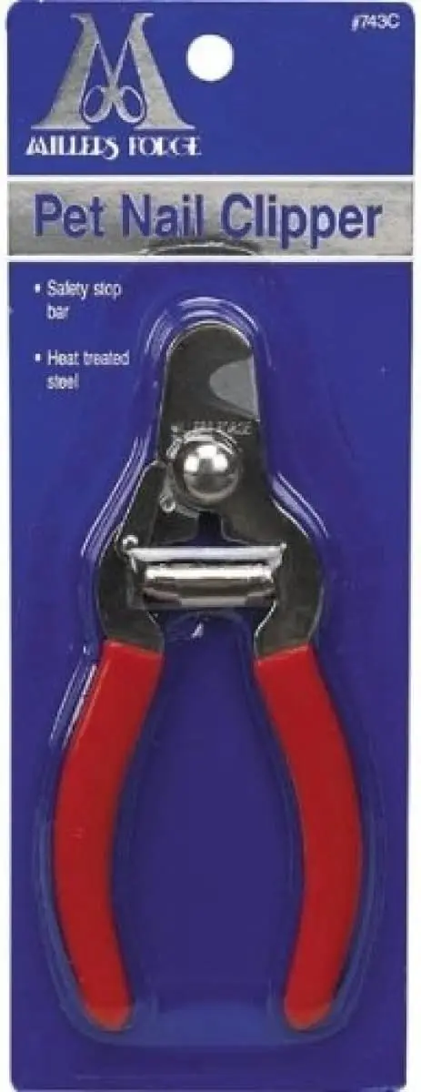 

Stainless Steel Dog Nail Clipper, Plier Style with Guard & Lock