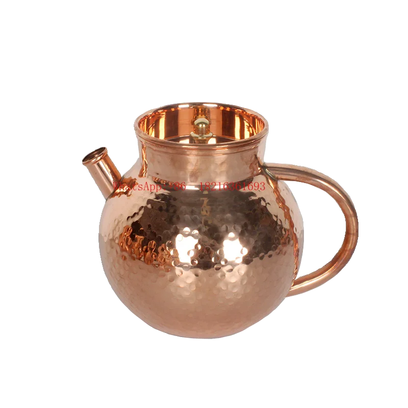 Bohemian Style Home Handmade Thick Cold Pot Copper Kettle