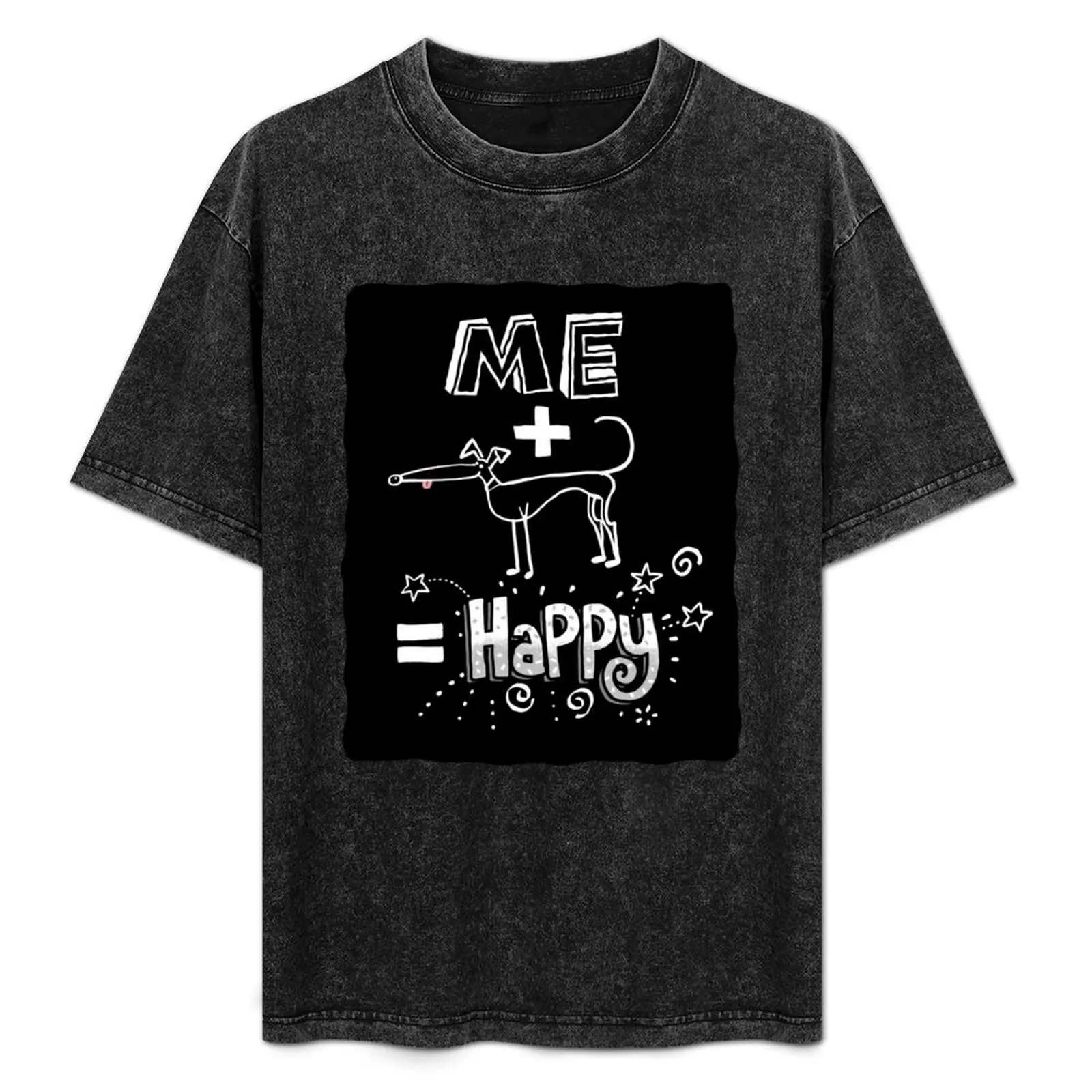 The Happiness Equation T-Shirt Retro Style Print Casual Top