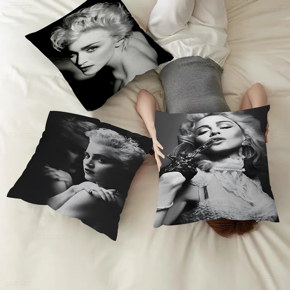 

M-Madonna C-Ciccone Pillow Gift Home Office Decoration Bedroom Sofa Car Cushion Cover Case 45x45