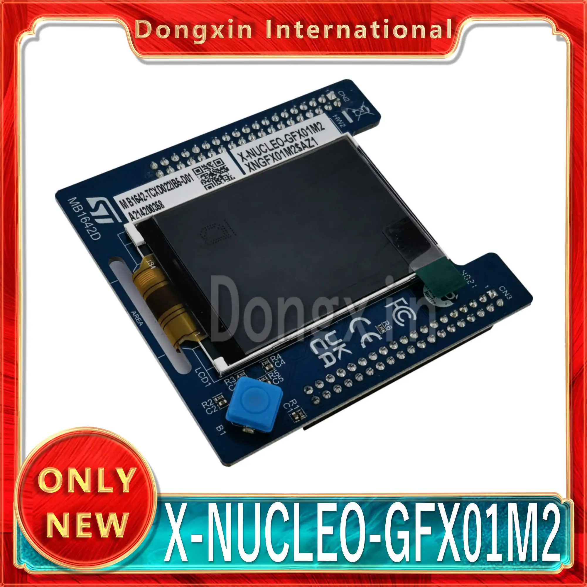 

X-NUCLEO-GFX01M2 Morpho connector STM32 Nucleo MCU displays the expansion board