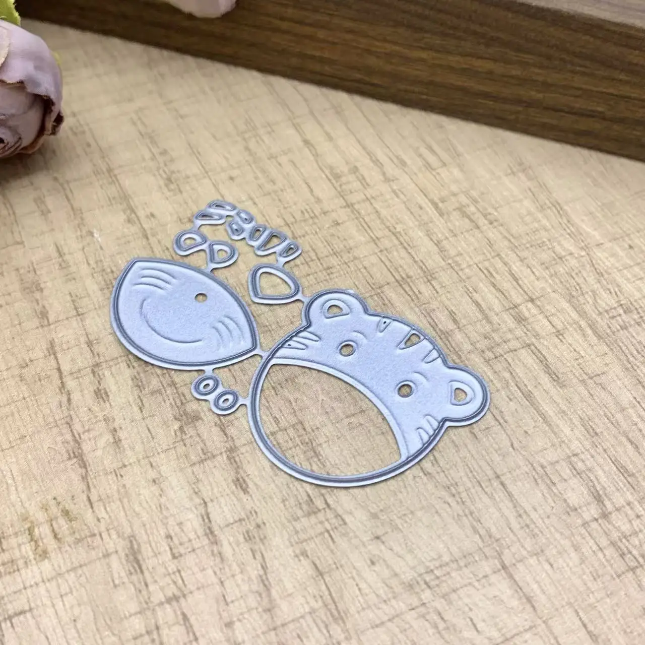 Cartoon Cat Assemble Metal Cutting Dies DIY Scrapbook Card Making Etched Die Paper Craft Embossing Template