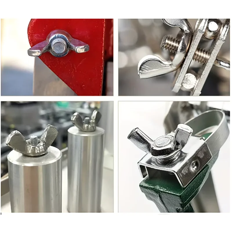304 Stainless Steel Hand Tighten Wingnuts Wing Nuts Butterfly Nuts UNC 10#-24 1/4-20 5/16-18 3/8-16 1/2-13 U.S. Sandard