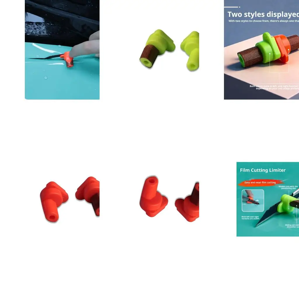 Plastic Window Tint Guide Tool Pair Suitable for Film Trimming Control Support
