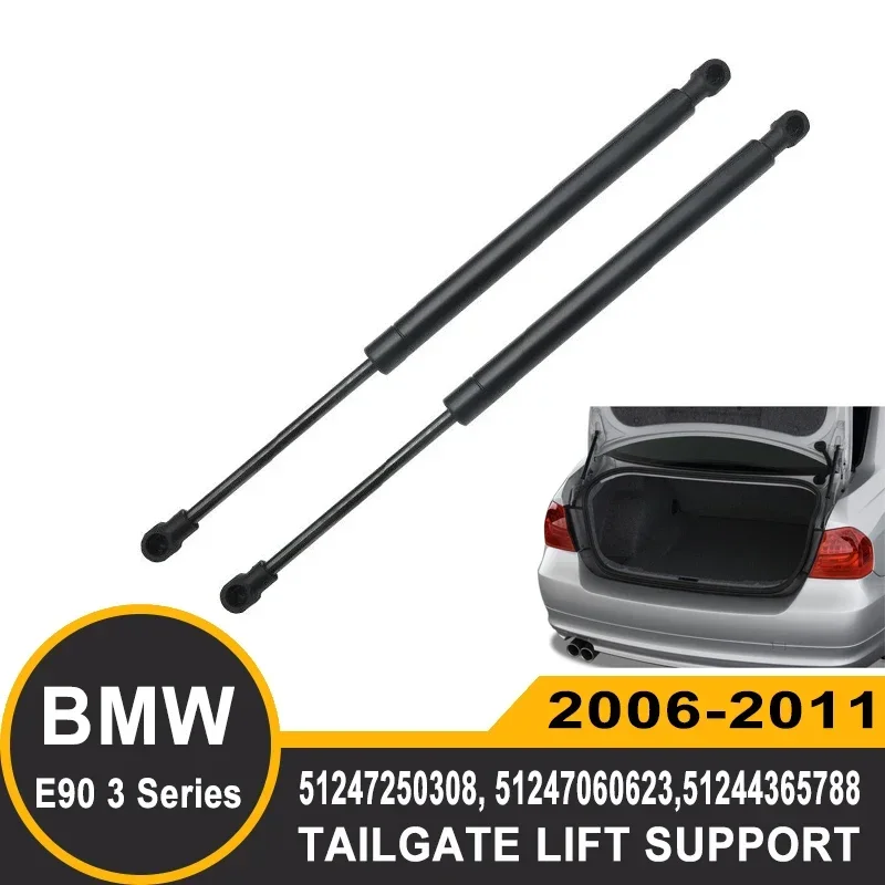 2x Rear Gas Charged Struts Lift Support Tailgate For BMW E90 3 Series 2006-2011