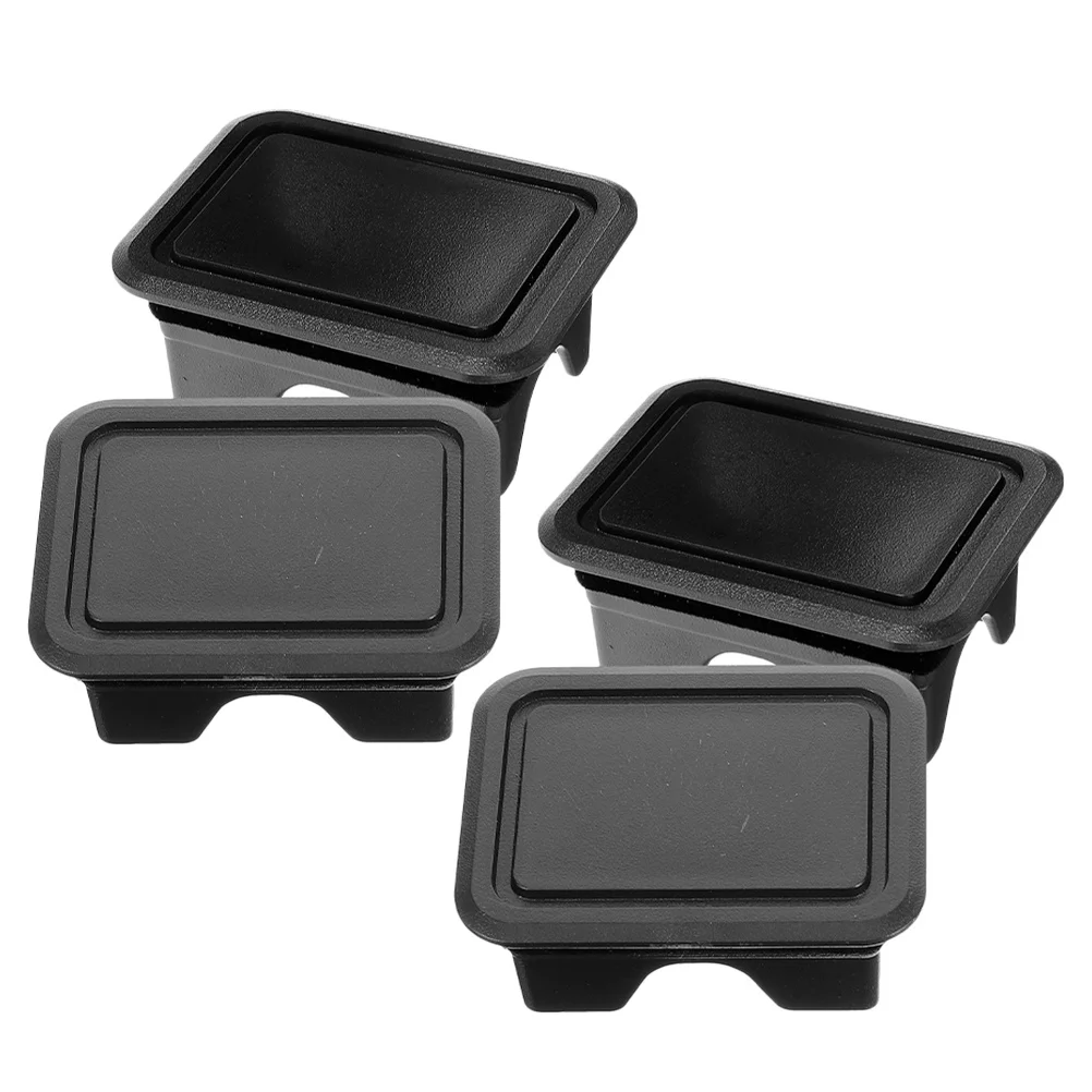 2 أزواج السرير السكك الحديدية حصة جيب يغطي شاحنة السرير الخلفي السكك الحديدية قبعات واقية استبدال جزء متوافق ل دودج رام 2019-2021 #5