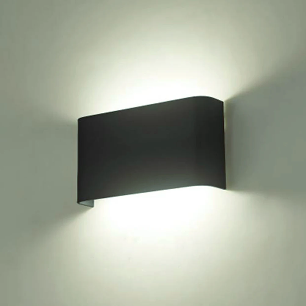 

9W Led Wall Lamp Aluminium Anti Vibration Frosted Surface Warm Light Soft Eye Protection Indoor Outdoor Corridor Bedroom Lamp