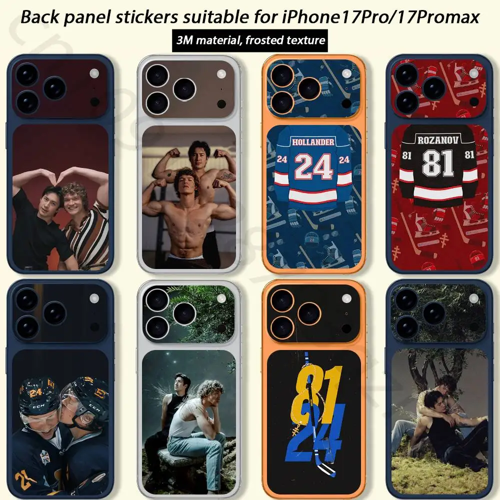 

Heated R-Rivalry TICKET Decal Skin Wrap for iPhone 17 Pro/Pro max Protective Film for Back, Frame, Camera