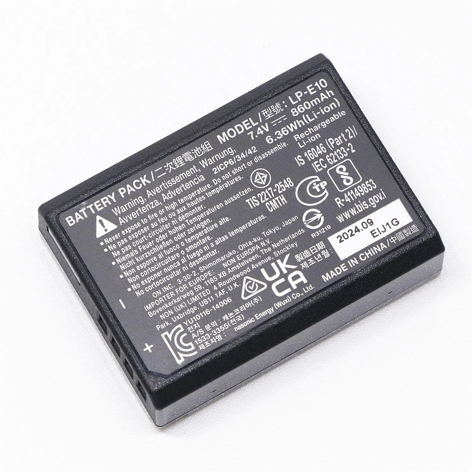 Original LP-E10 LPE10 860mAh Battery For EOS Rebel T3 T6 T7 T100 Kiss X50 X80 X90 1500D 3000D 4000D Canon Camera LC-E10 Charger