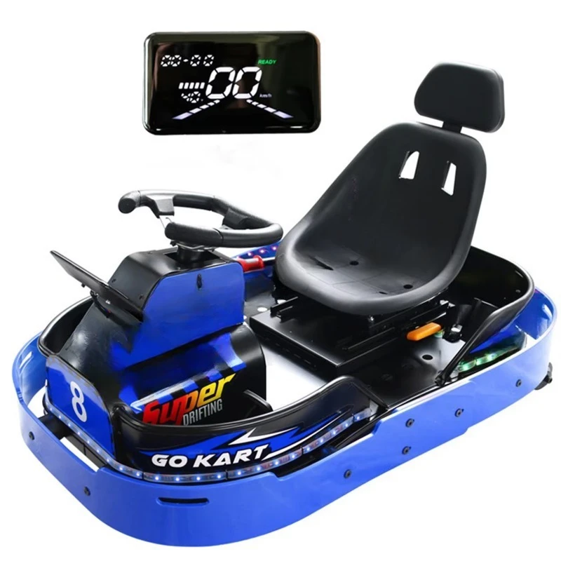 36V 500W Electric Go Kart Drift Car for Adult & Kid Karting with Lithium Battery-Outdoor Use