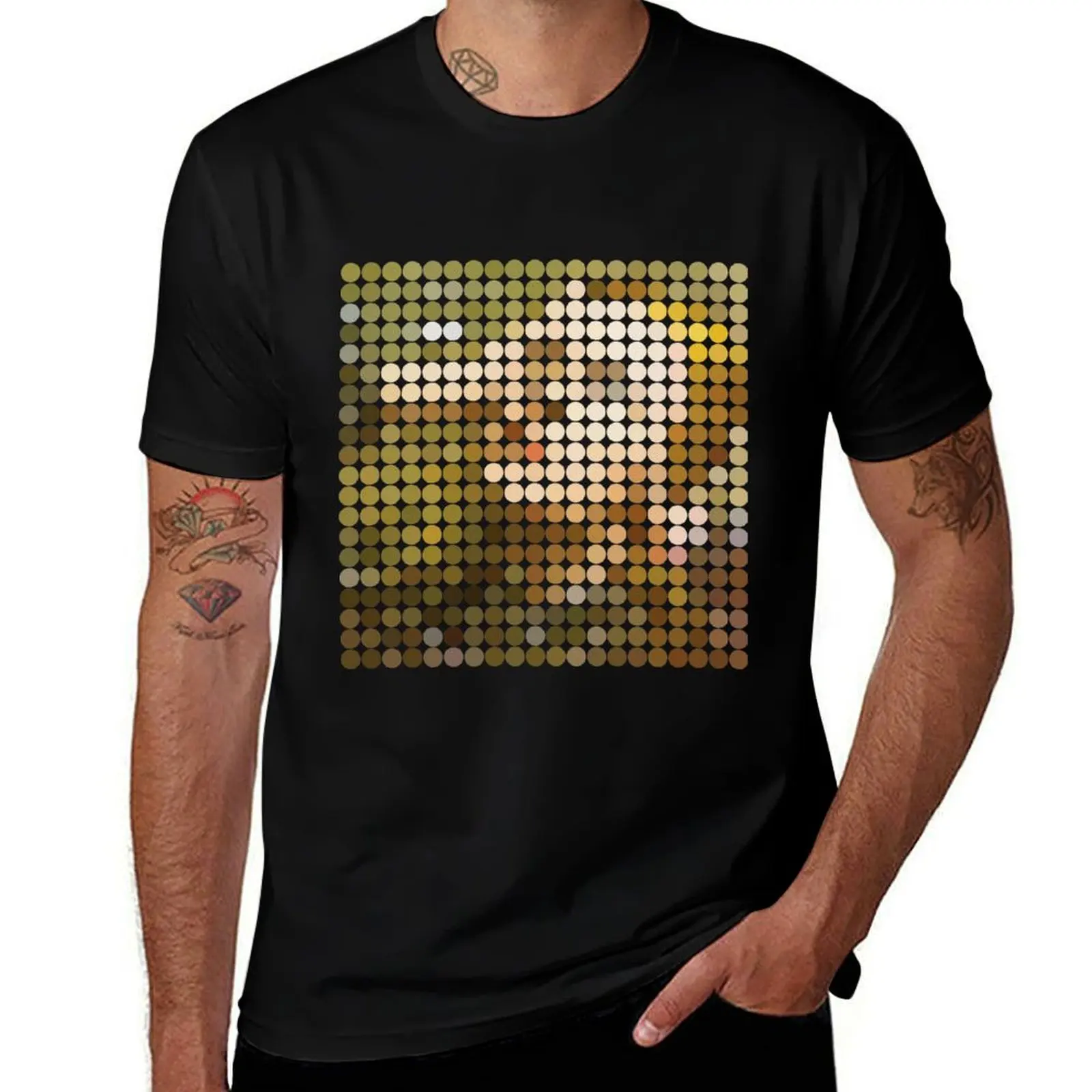 

Bowie, Hunky Dory, Dots T-Shirt Large Size Soft Cotton T-Shirt