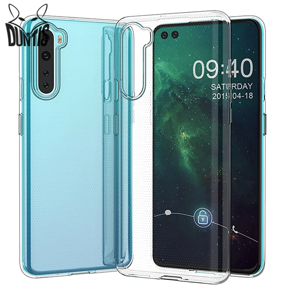 Case For OnePlus Nord TPU Silicone Durable Clear Transparent Soft Case for OnePlus Nord Phone protective Back Cover