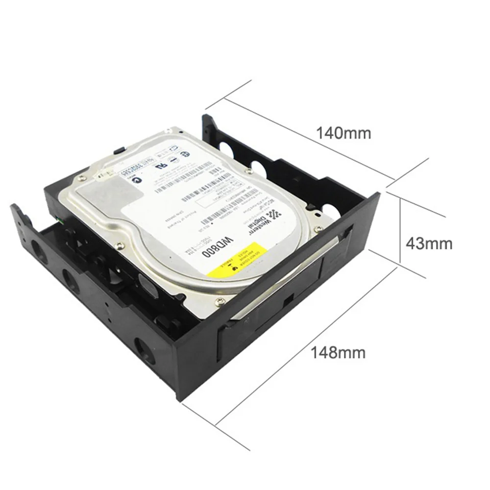 3,5 cala do 5,25 cala Konwerter wspornika montażowego wnęki dyskietek na napęd optyczny do panelu przedniego Koncentrator USB Skrzynka dysku twardego