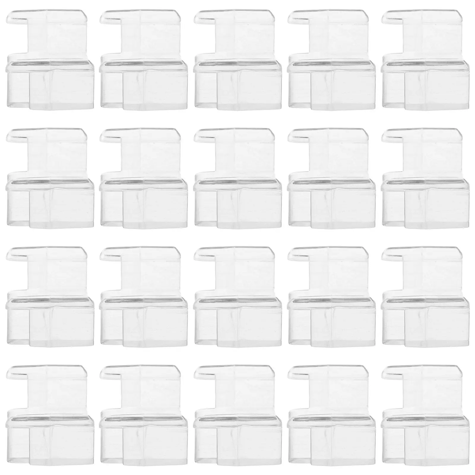 

20Pcs Track Stabilizer for Kids Railway Construction - Strong Locking Clamps Ensuring Stable Layouts and Easy Assembly of Train