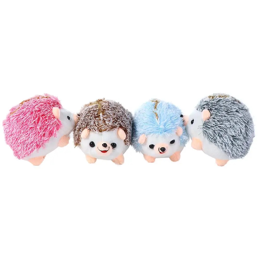 Cadeaux d'anniversaire enfants jouet porte-clés hérisson Animal porte-clés en peluche porte-clés jouets en peluche Animal en peluche poupées en peluche