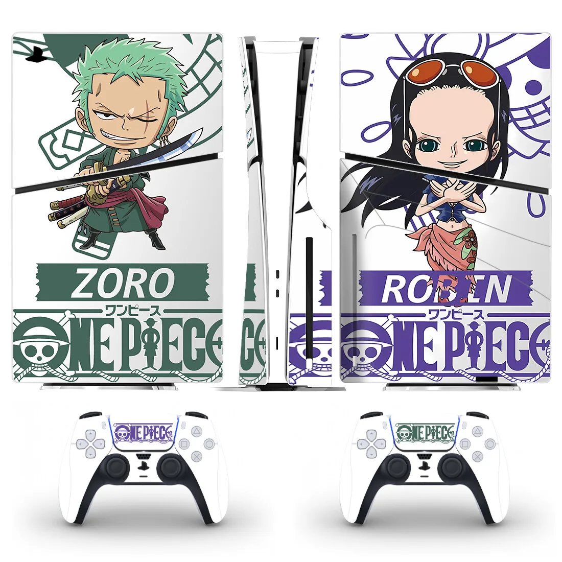 Новинка, стикеры в стиле аниме Luffy Gear 5 PS5, Обложка для консоли и 2 контроллера, новинка, виниловый тонкий диск PS5