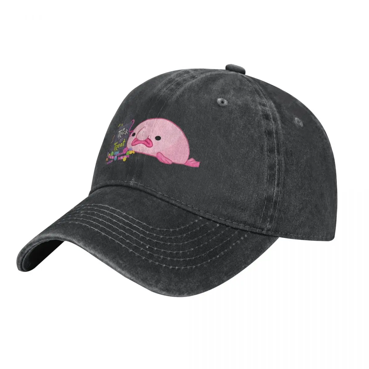 Trick or treat Blobfish Cowboy Hat Beach Outing Golf Cap black Hat Man For The Sun Women's Beach Outlet 2024 Men's