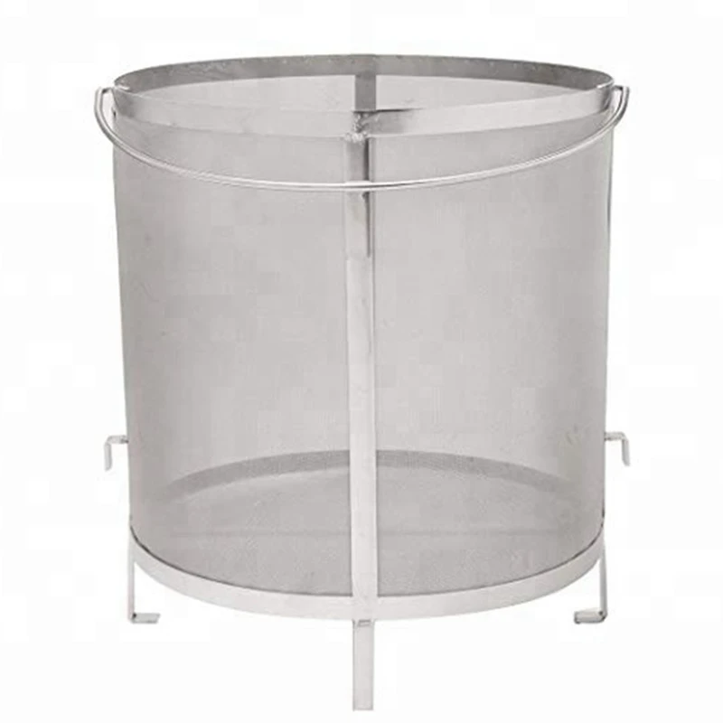 

Stainless Steel Beer Wine House Home Brew Filter Basket Strainer Barware Bar Tools Filter Bag for Jelly Jams Homebrew S