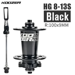 KOOZER XM490 Front Hub NBK 2 Bearing Cube Bushings 100x9MM 100x15MM 28/32/36 Holes Black Red