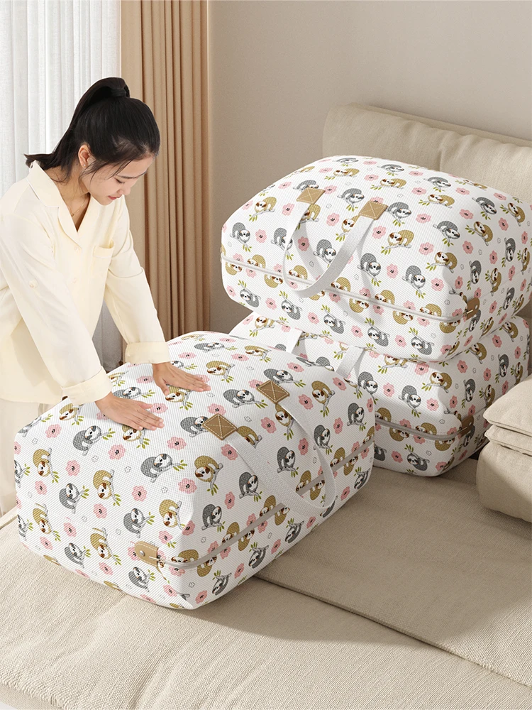 Aufbewahrungstasche für Kleidung mit großem Fassungsvermögen, Aufbewahrungstasche für Reisekleidung, faltbare Decke, Steppdecke, Aufbewahrungstasche, modische Handtasche, Reisetasche