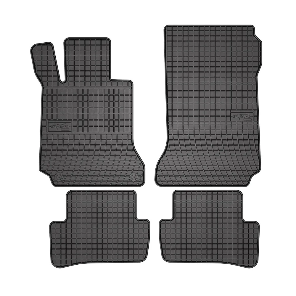 Floor Mats Liner for Mercedes C Class W204 2010-2014 Rubber Black 4Pcs United States