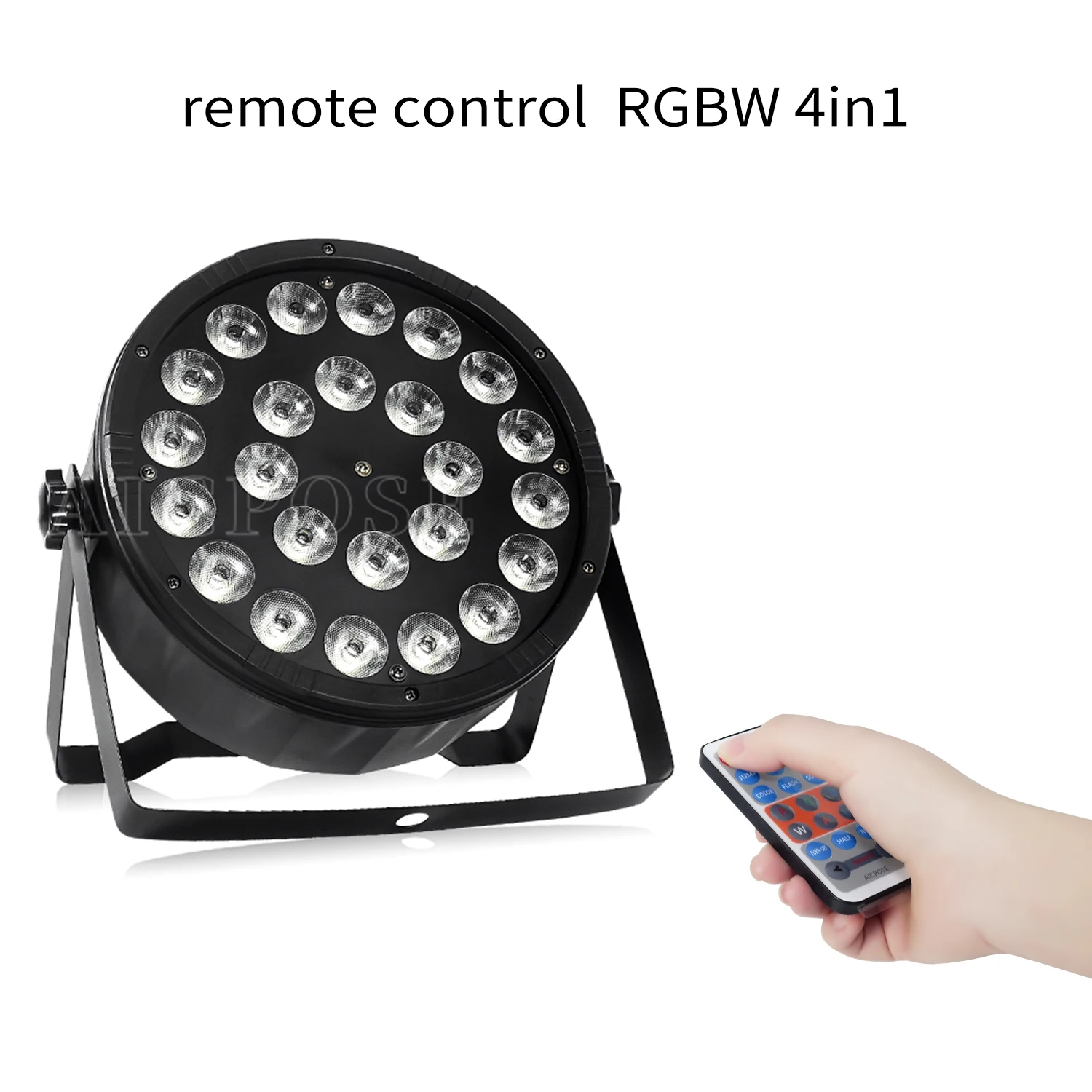 24x12W RGBW 4 in 1 Fernbedienung LED Par Licht mit DMX512 Disco Lichter Bühne DJ Hochzeit Bar Bühnenbeleuchtung