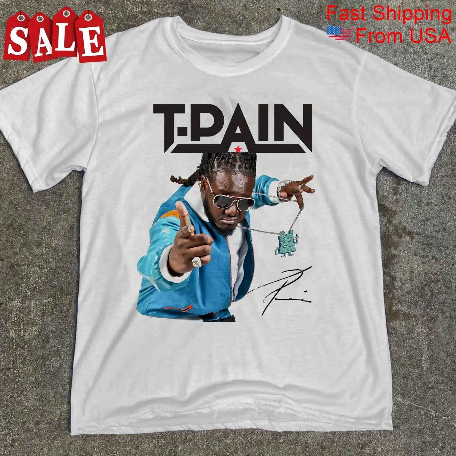 New T-Pain design Gift For Fans Unisex S-5XL Shirt 1LC47