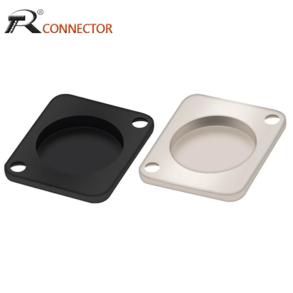 1pc Powercon D Type Coupler Plate Power Coupler Baffle Zinc Alloy/Plastic Module Plugging Plate Blind Plate