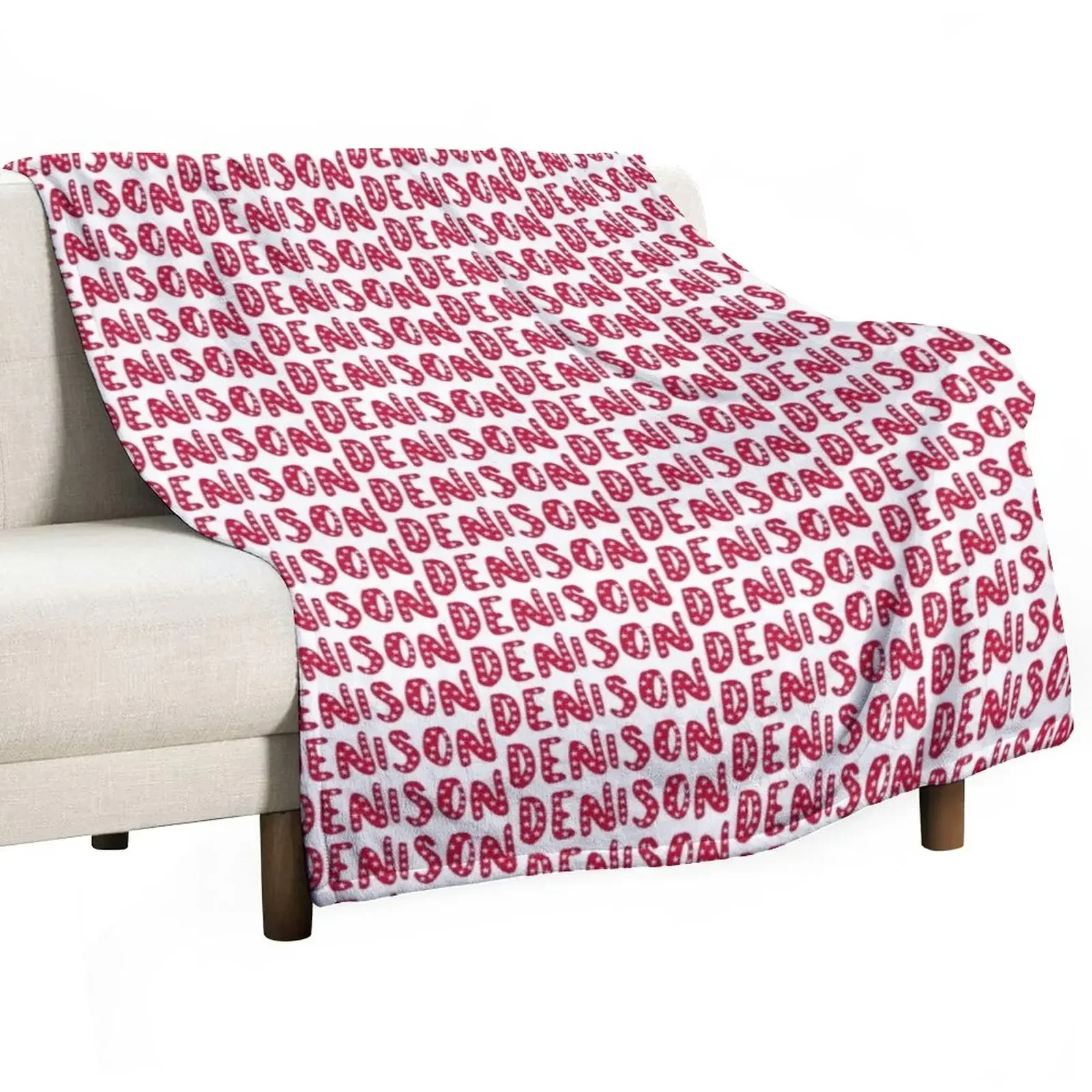 

Denison University Throw Blanket Picnic Hairys Blankets