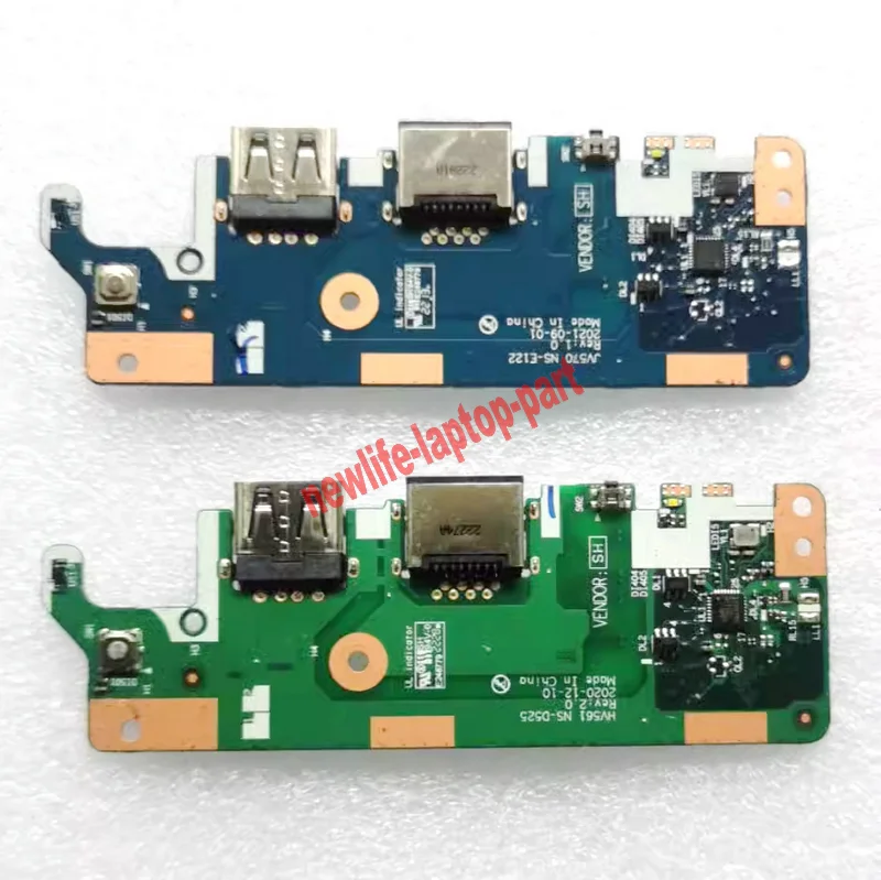 Original For Lenovo V15 G2-ALC G3 82KD Laptop USB Audio IO Board NS-E122 NS-D525 TESTED FULLY