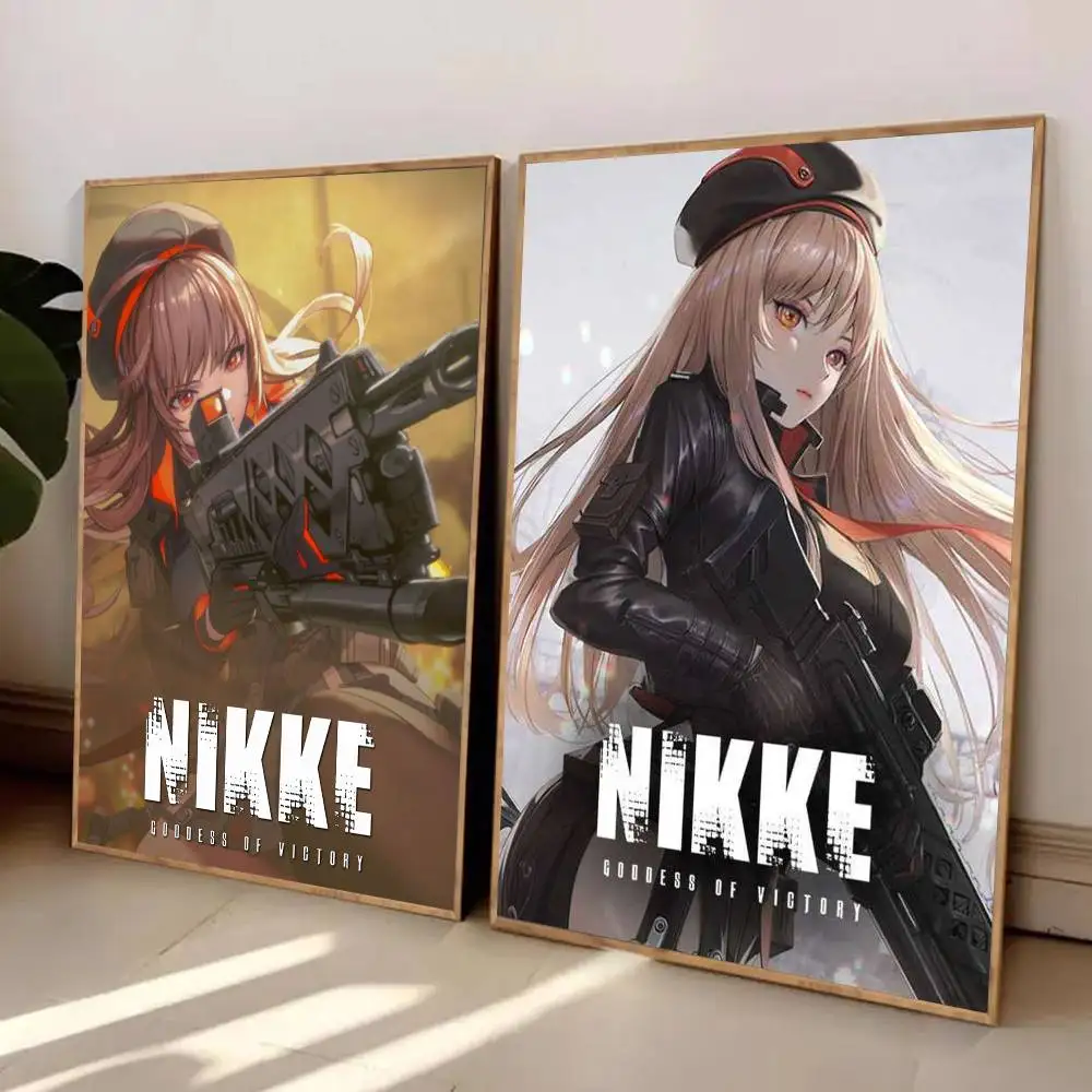 ملصق G-Goddess of Victory Nikke عالي الدقة على الحائط اللاصق المقاوم للماء وغرفة المعيشة المنزلية وغرفة النوم والديكور الجمالي #4